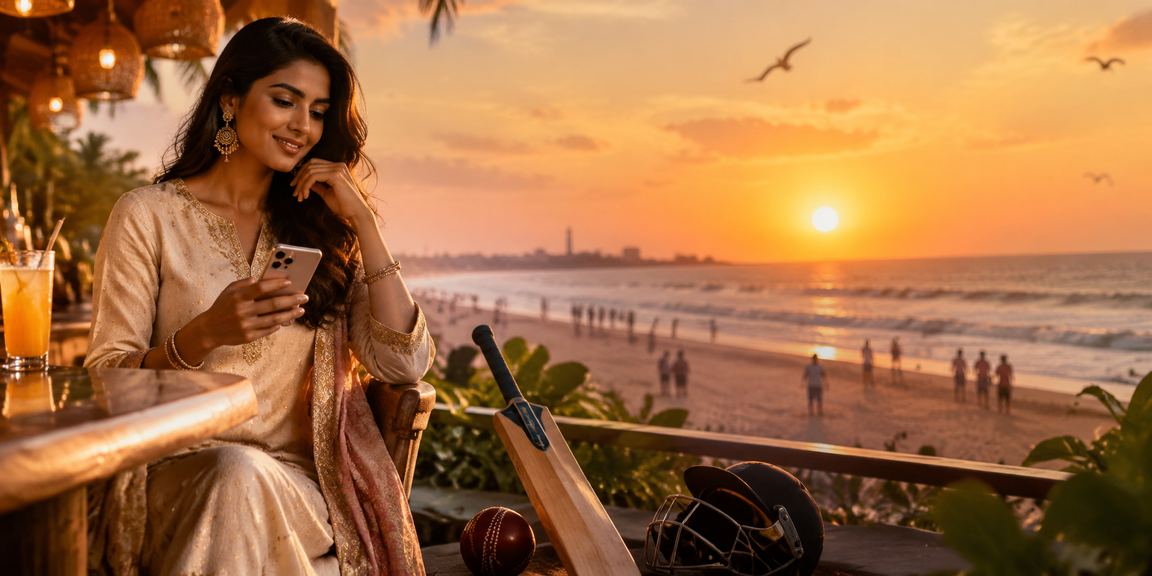 Player enjoying Andar Bahar game through mobile device in Chennai